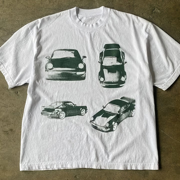 Y2K Vintage Car Graphic T-Shirt