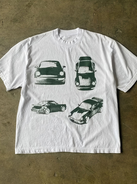 Y2K Vintage Car Graphic T-Shirt