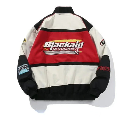 Retro Puffy Streetwear Racing Jacket