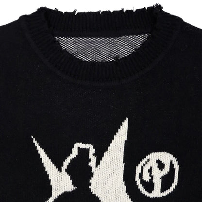 Y2K Figure Knit Jumper